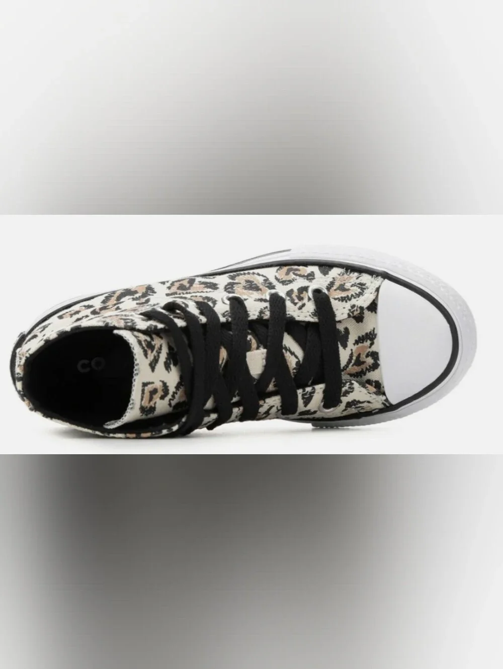 Chuck Taylor All Star EVA Lift Platform High GS  'Leopard' Sneakers Size 6